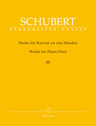 Works for Piano Duet, Vol. 3 piano sheet music cover Thumbnail